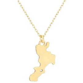 Collana Calabria in argento 925  color Gold 