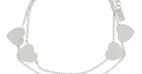Bracciale Donna Liebeskind Cuore – Acciaio Inossidabile Oro Rosa, 20 Cm, Regalo Ideale