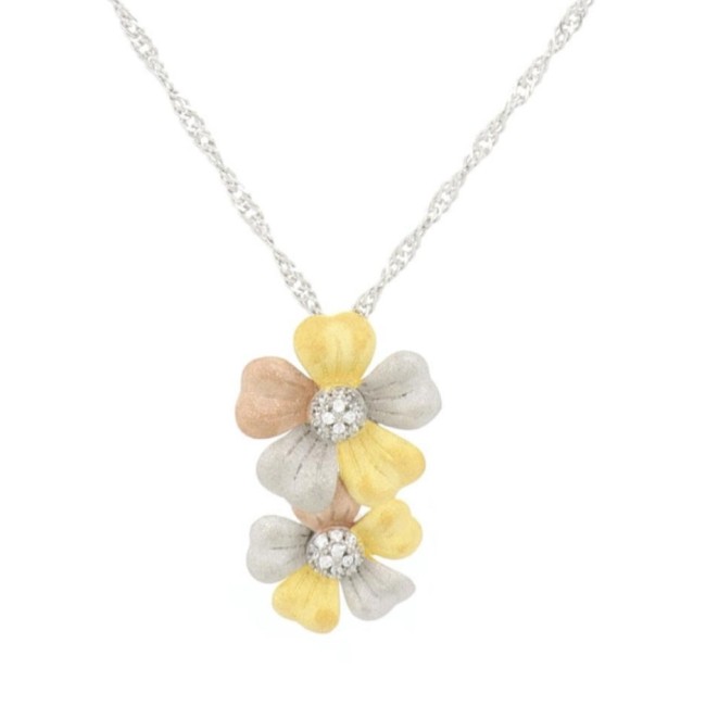 Collana Sidney Fiore Tricolore