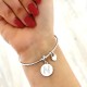 Bracciale rigido inziale N pendente 