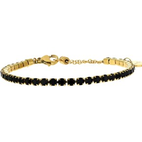 Bracciale Choker Dorato Nero