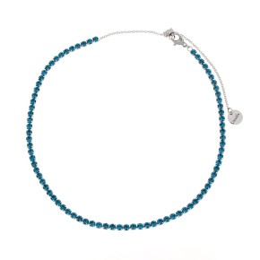 Collana Choker Azzurro Collana Choker Azzurro