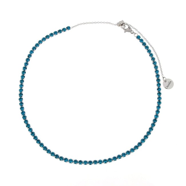 Collana Choker Azzurro Collana Choker Azzurro