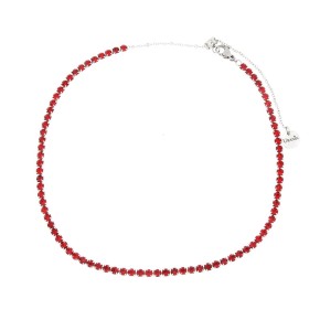 Collana Choker Rossa Collana Choker Rossa