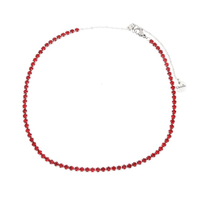 Collana Choker Rossa Collana Choker Rossa