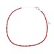Collana Choker Rossa Collana Choker Rossa
