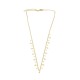 Collana  Afrodite con serpenti pendenti in acciaio 