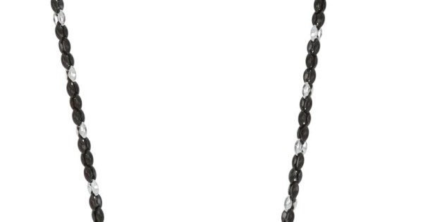 Collana Uomo Donna PAURO In Acciaio Inossidabile 316L, Modello Chicchi Di Caffè, Catena Grossa 26 Pollici (66 Cm), Gioielli Hip Hop Con Sacchetto Di Velluto, Regalo Unisex