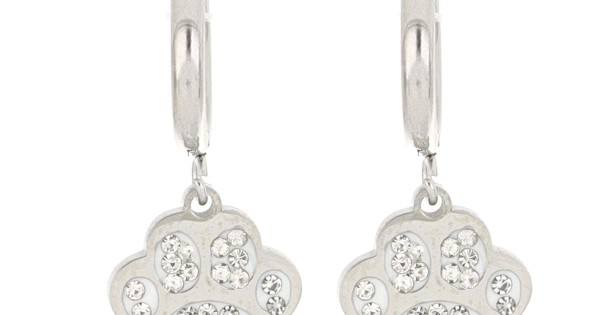 Orecchini a forma di fulmine glitterato: cerchi con nappe