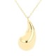 Collana Asteria con goccia Dorata pendente 26MM