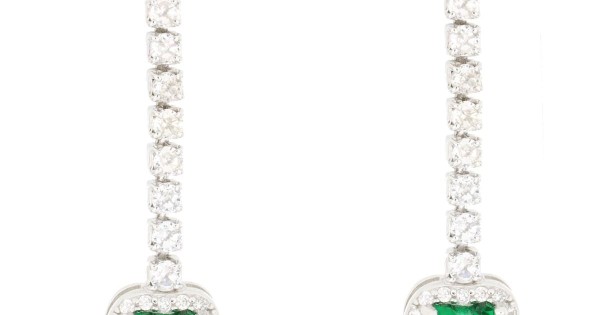 Orecchini A Bottone In Argento 925 Con Cristallo - Eleganti E Semplici Per Donna (Nero/Bianco/Blu)