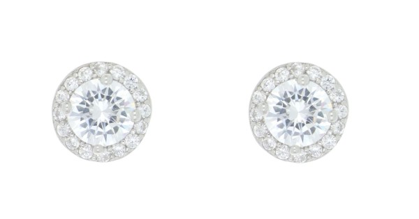 Orecchini punto luce argento 4mm: in argento 925, 100% Made in Italy