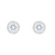 Orecchini Dubai punto luce in argento 925 zirconi e cristalli