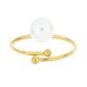 Anello Perla dorato