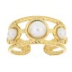 Anello Perla dorato