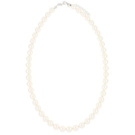 Collana perle 8mm in argento 925