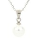 Collana Perla 8 MM pendente 
