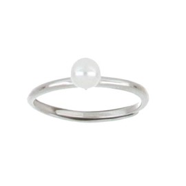 Anello perla regolabile in argento 925 Anello perla regolabile in argento 925
