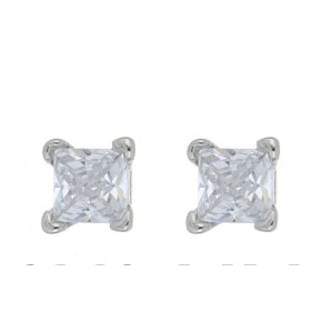 Orecchini Punti Luce Quadrati 3X3 MM