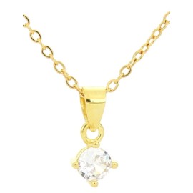 Collana punto luce Tonda Dorata 4 MM