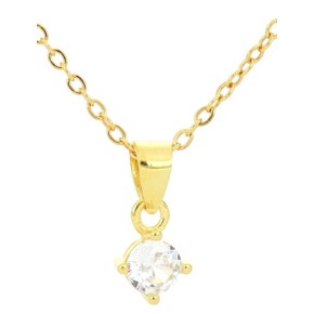 Collana punto luce Tonda Dorata 4 MM