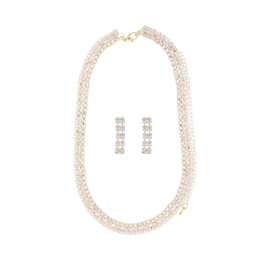 SET ELEGANTE COLLANA + ORECCHINI