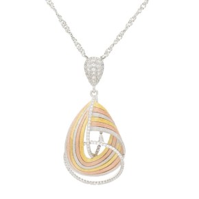 Collana Sidney Goccia Tricolore