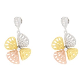 Orecchini Sidney Fiori Tricolore