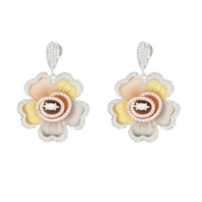 Orecchini Sidney Fiori Tricolore