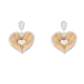 Orecchini Sidney Cuori Tricolore