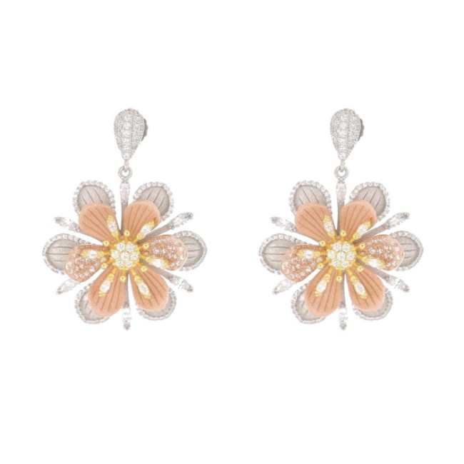 Orecchini Sidney Fiori Tricolore